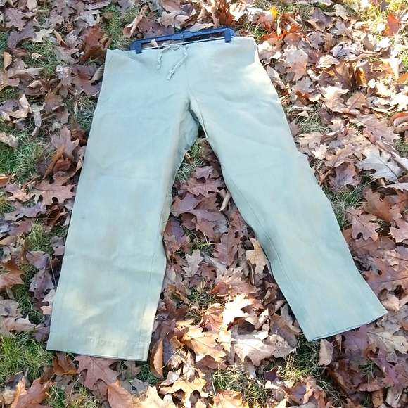 Patagonia Hemp Wide Leg - Drawstring Pants Lagenlook L - Picture 1 of 7